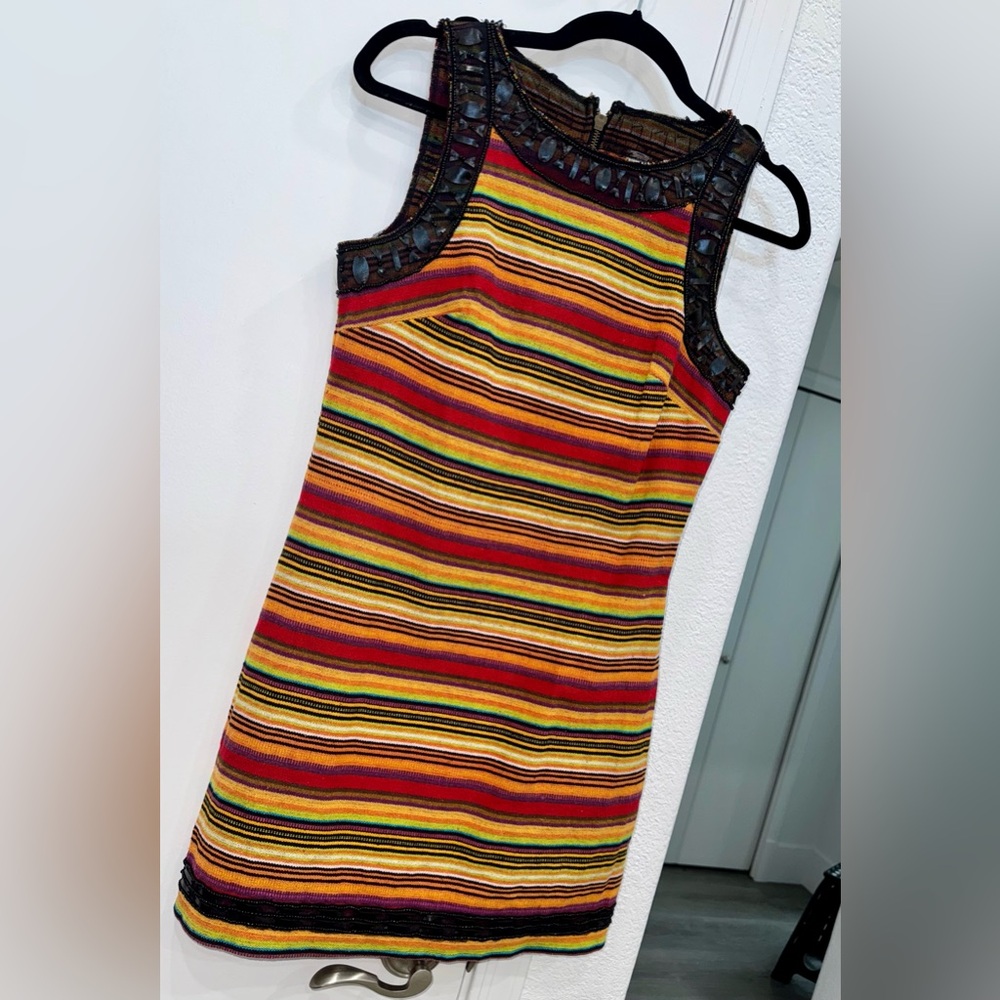 Free People Romantics Striped Mini Dress - MULTICOLOR / S:2